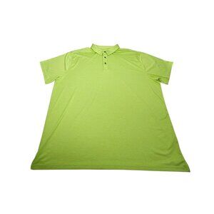 Ariat Tek Performance Polo Shirt Lime Green Fitted Men's XXL Lightweight